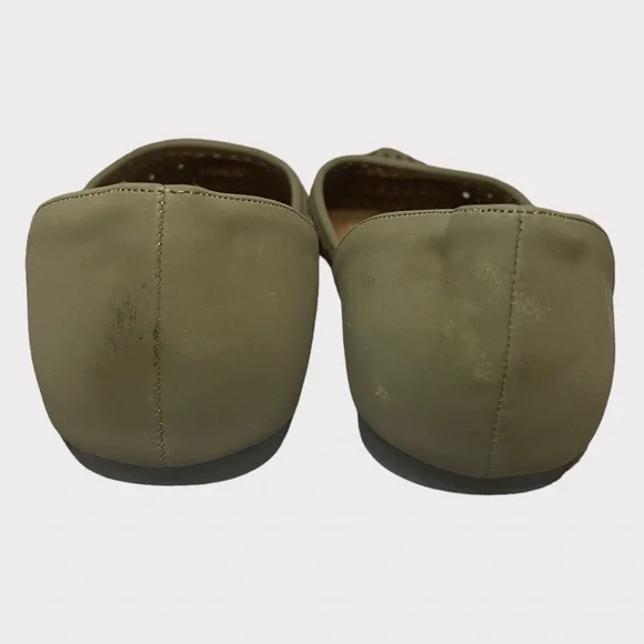 Madden Girl - Laser Cut D’Orsay Flats - Olive - Size 8.5 - Picture 4 of 6
